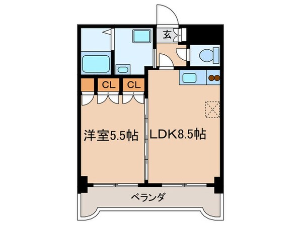 ロイヤルセンタ－ＢＬＤ ８０の物件間取画像